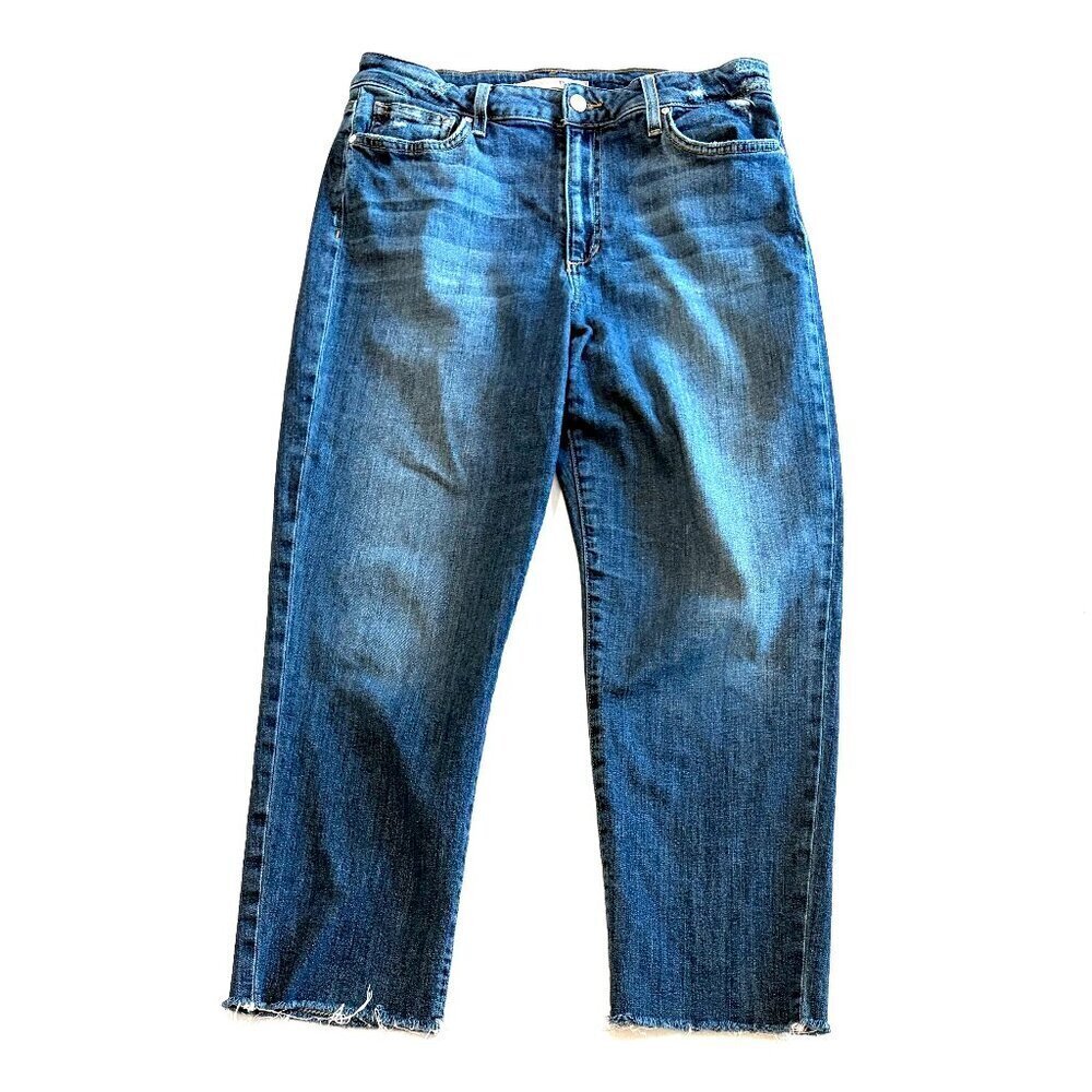 Joe's Jeans Size 30 blue denim high rise straight crop